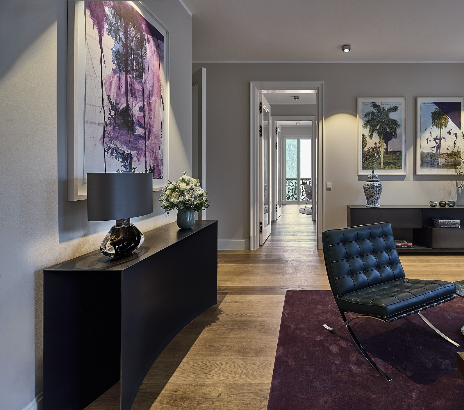 Blick in eine exklusive Wohnung in der Sophie