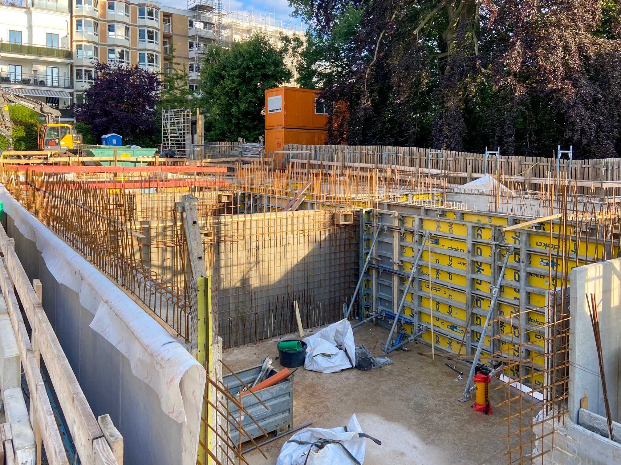 Ein Baustellenbild der Sophie in Hamburg