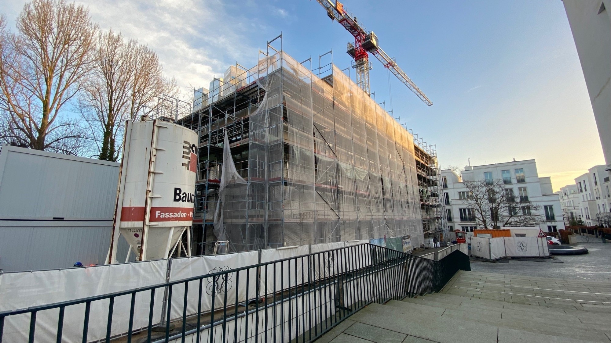 Ein Baustellenbild der Sophie in Hamburg