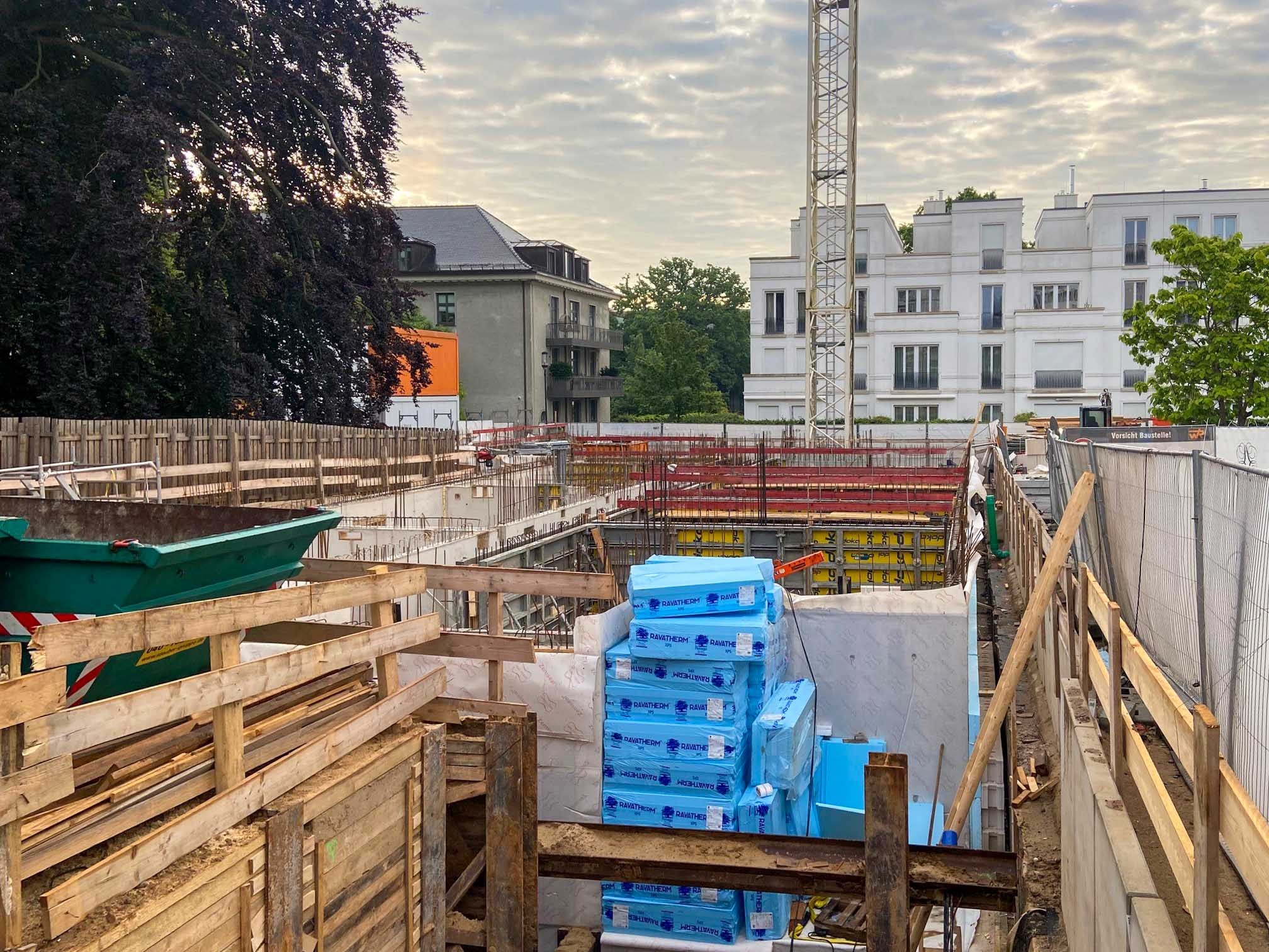 Ein Baustellenbild der Sophie in Hamburg im September 2024