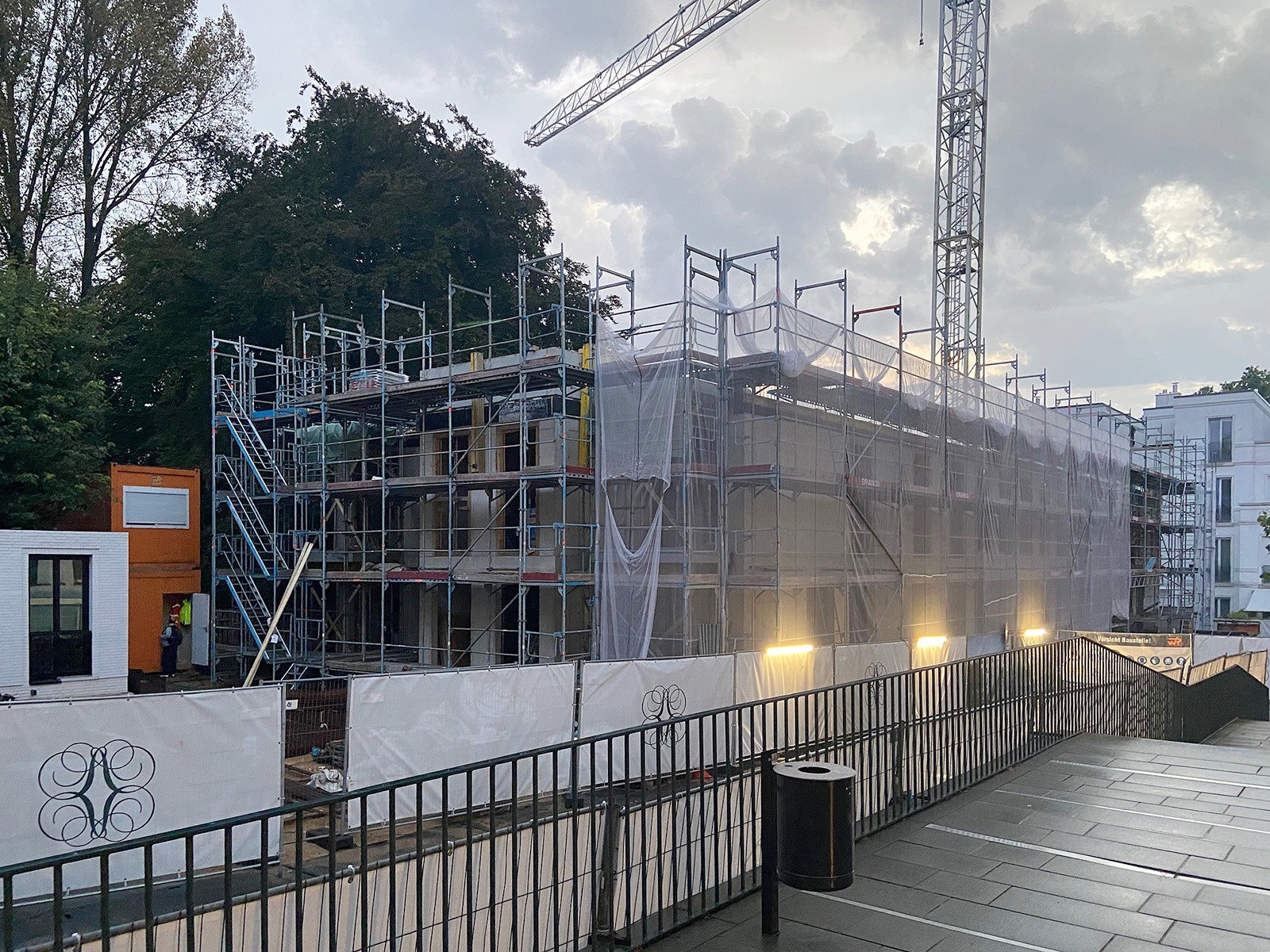 Ein Baustellenbild der Sophie in Hamburg