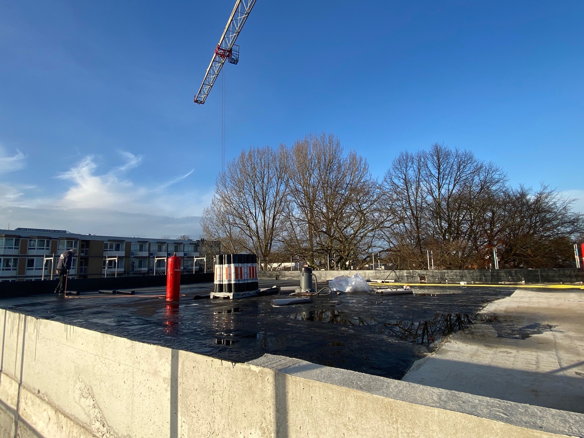 Baustelle der SOPHIE in Hamburg-Harvestehude.