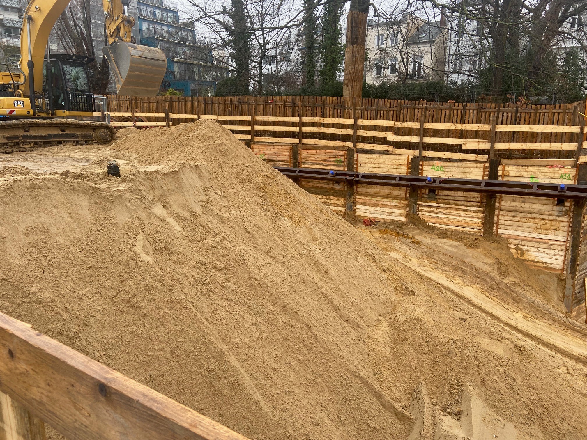 Ein Baustellenbild der Sophie in Hamburg